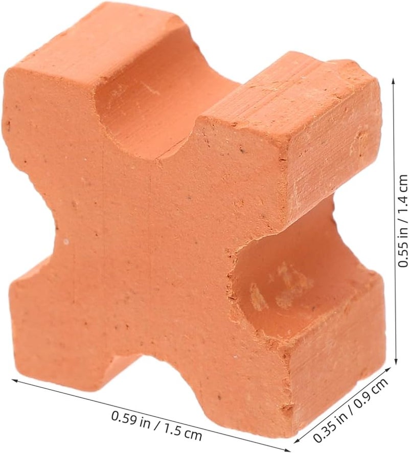 VANZACK 30 Pcs Miniature Bricks DIY Building Blocks for Dollhouse Landscape Model Craft Educational Toy - Image 2